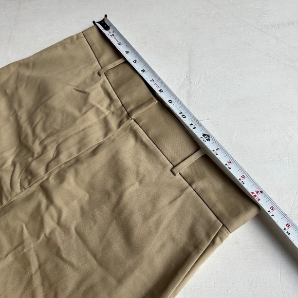 G Label Alexandra Trouser Khaki Canvas Midi Slit Skirt - Picture 5 of 9